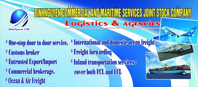  - Forwarder Logistics - Công Ty CP TM Và DV Hàng Hải Bình Nguyên